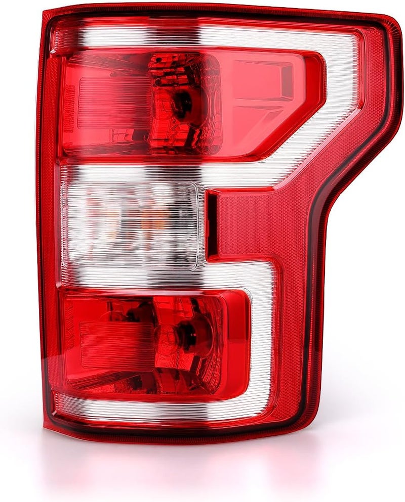 OKLPF Rear Brake Tail Lights Compatible With 2018 2019 2020 Ford F150 F-150 Replace JL3Z-13404-H,Replacement Red Taillights Assembly,Included Bulbs and Harness,Right Passenger Side - Image 1